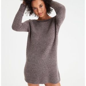 ADORABLE A&E LIGHT BROWN SWEATER DRESS